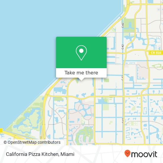 California Pizza Kitchen map