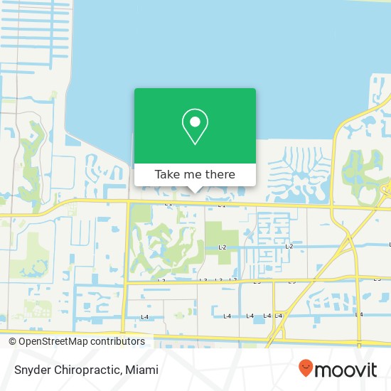 Snyder Chiropractic map