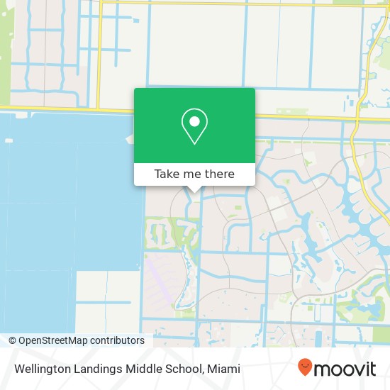 Mapa de Wellington Landings Middle School