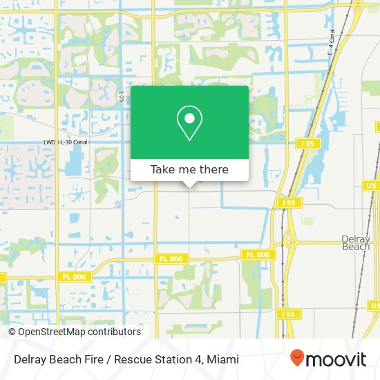 Mapa de Delray Beach Fire / Rescue Station 4