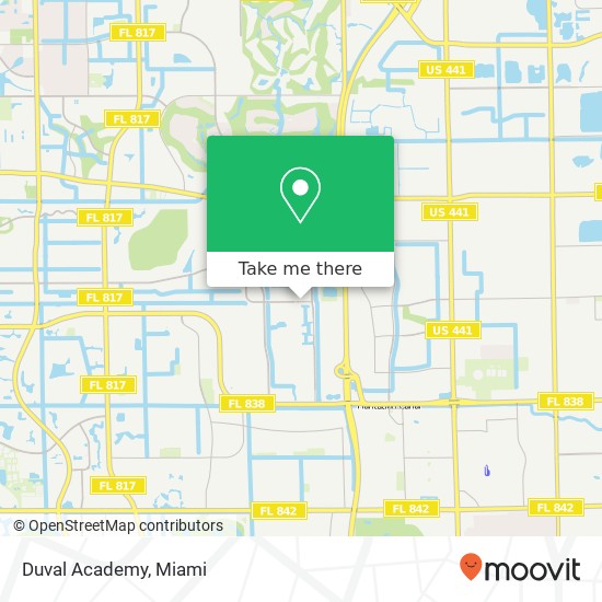 Duval Academy map