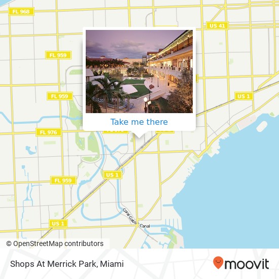 Mapa de Shops At Merrick Park