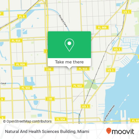 Mapa de Natural And Health Sciences Building