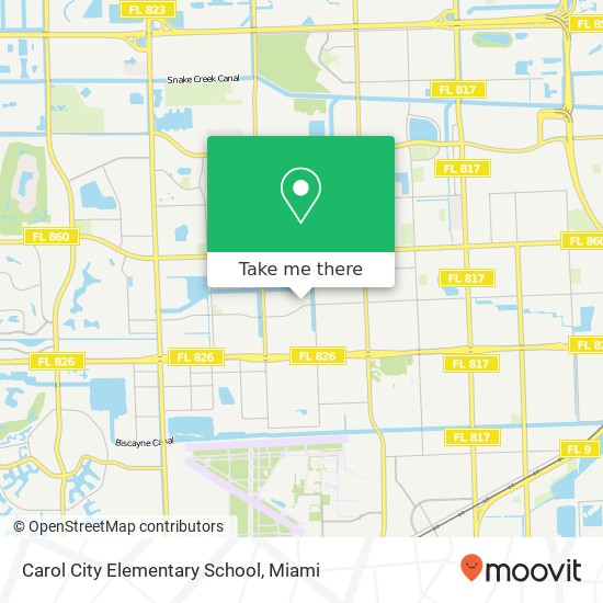 Mapa de Carol City Elementary School