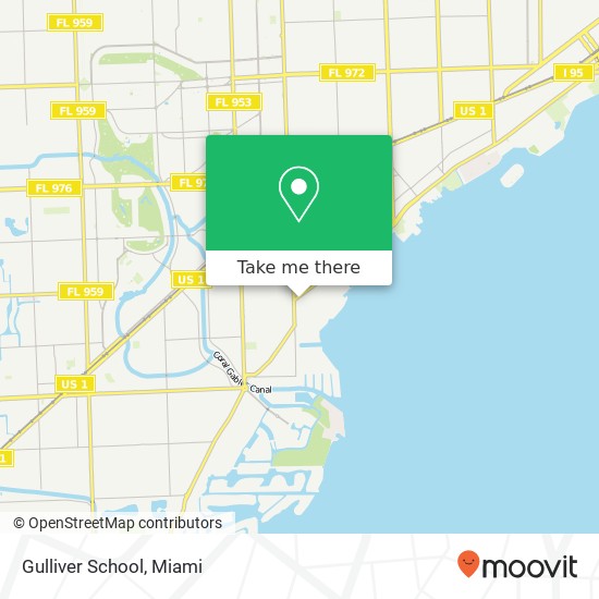 Mapa de Gulliver School