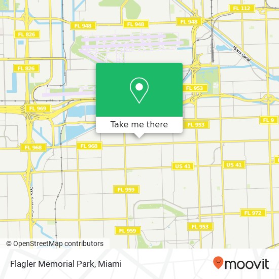 Flagler Memorial Park map