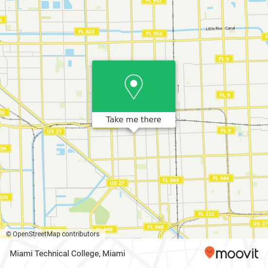 Miami Technical College map