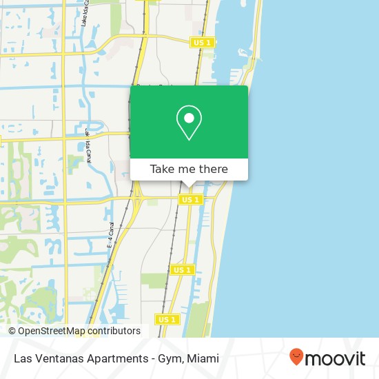 Las Ventanas Apartments - Gym map