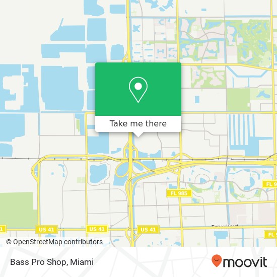 Mapa de Bass Pro Shop