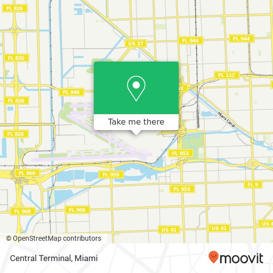 Central Terminal map