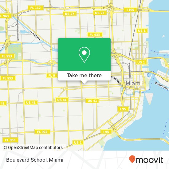 Mapa de Boulevard School