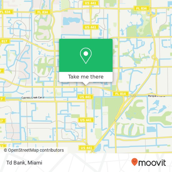 Td Bank map