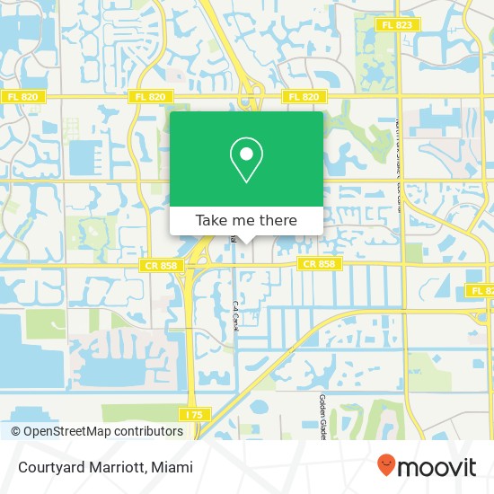 Mapa de Courtyard Marriott