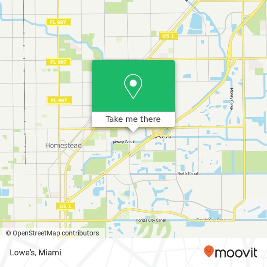 Lowe's map