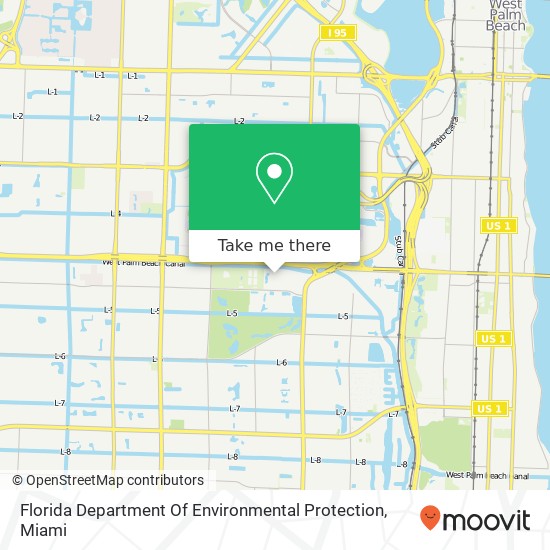 Florida Department Of Environmental Protection map
