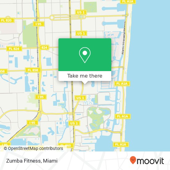 Zumba Fitness map