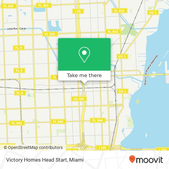 Victory Homes Head Start map