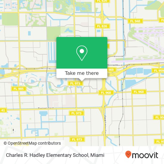 Charles R. Hadley Elementary School map