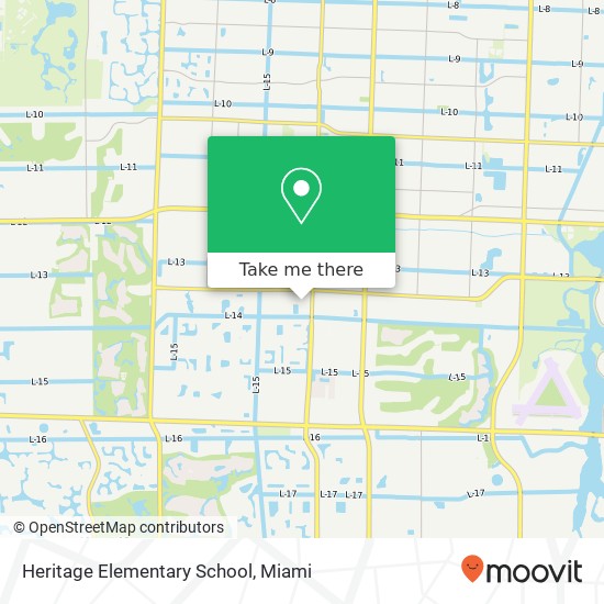 Heritage Elementary School map