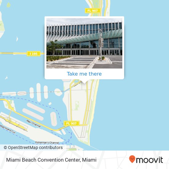 Miami Beach Convention Center map