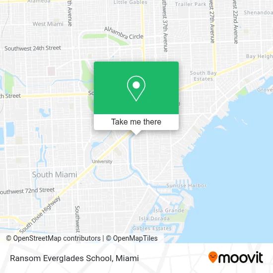 Ransom Everglades School map