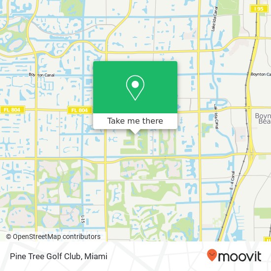 Mapa de Pine Tree Golf Club