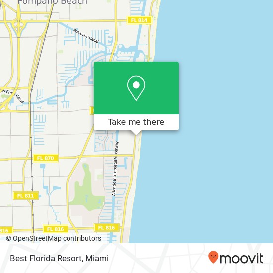 Best Florida Resort map