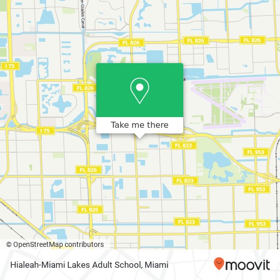 Mapa de Hialeah-Miami Lakes Adult School