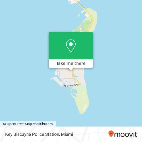 Key Biscayne Police Station map