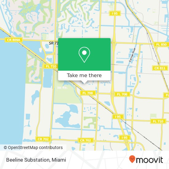 Mapa de Beeline Substation