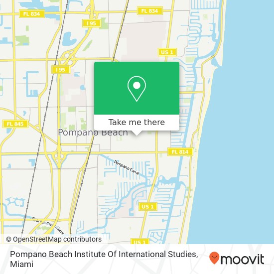 Pompano Beach Institute Of International Studies map