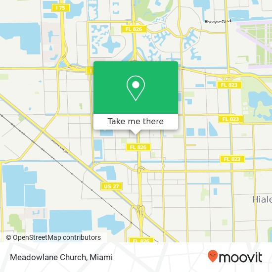 Mapa de Meadowlane Church