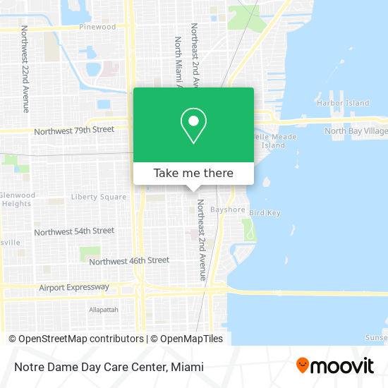 Mapa de Notre Dame Day Care Center