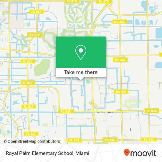 Mapa de Royal Palm Elementary School
