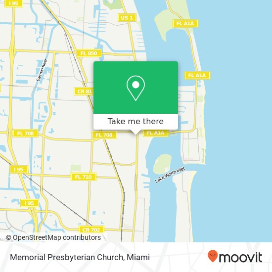 Mapa de Memorial Presbyterian Church