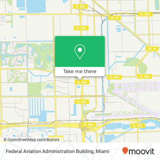 Mapa de Federal Aviation Administration Building