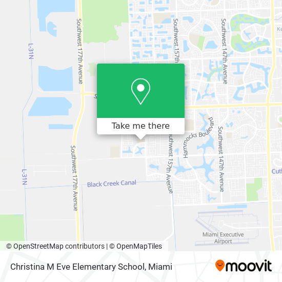 Mapa de Christina M Eve Elementary School