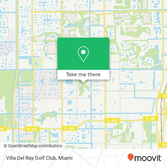 Villa Del Ray Golf Club map