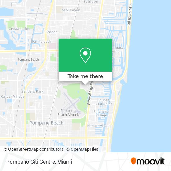 Pompano Citi Centre map