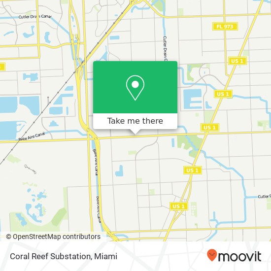 Coral Reef Substation map