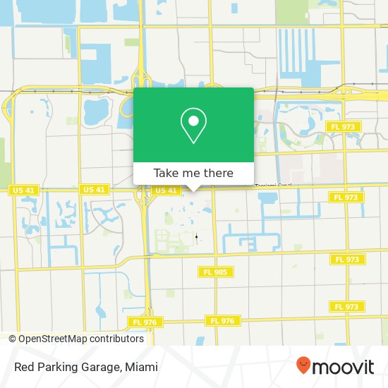 Red Parking Garage map