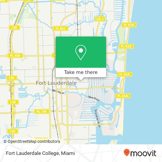 Mapa de Fort Lauderdale College