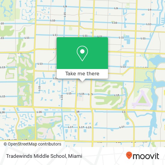 Mapa de Tradewinds Middle School