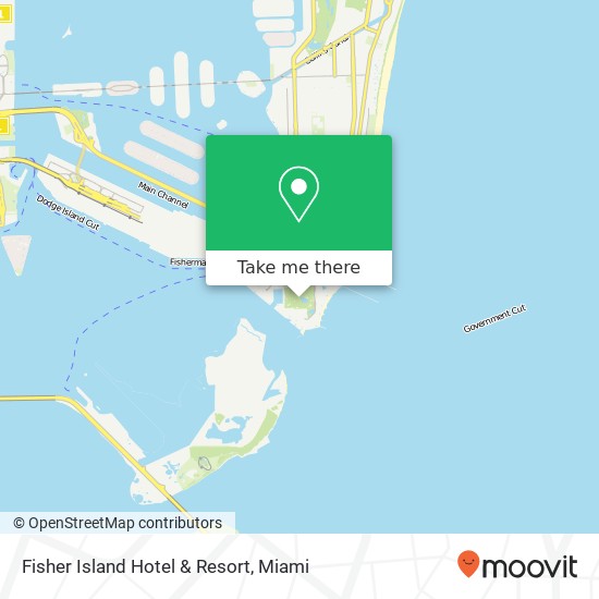 Mapa de Fisher Island Hotel & Resort