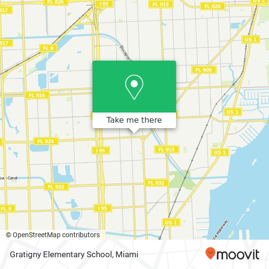 Gratigny Elementary School map