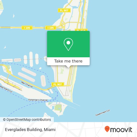 Mapa de Everglades Building