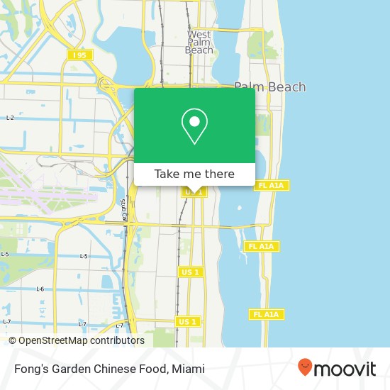 Fong's Garden Chinese Food map