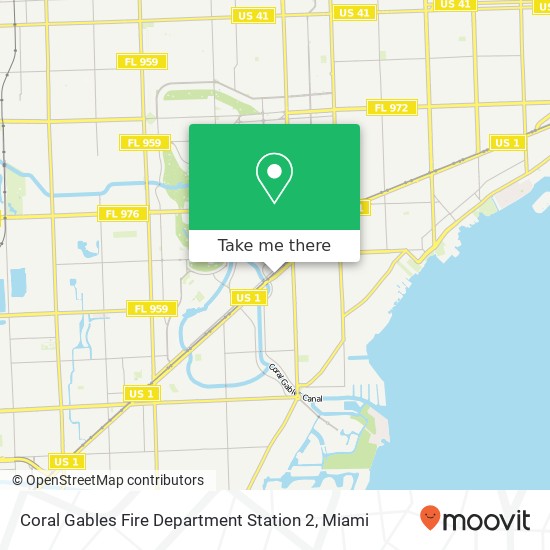 Mapa de Coral Gables Fire Department Station 2