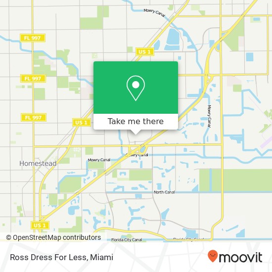 Mapa de Ross Dress For Less