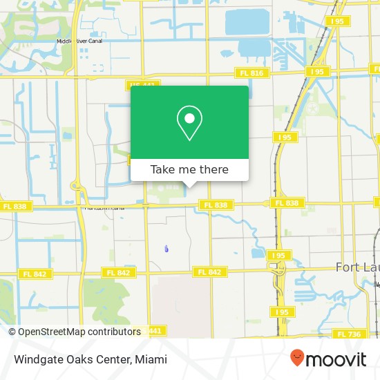 Windgate Oaks Center map